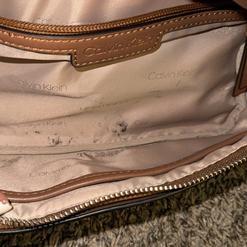 Calvin Klein Millie Belt Bag in Caramel